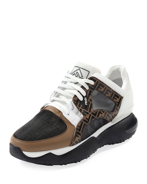 men fendi sneaker|fendi fancy chunky sneakers.